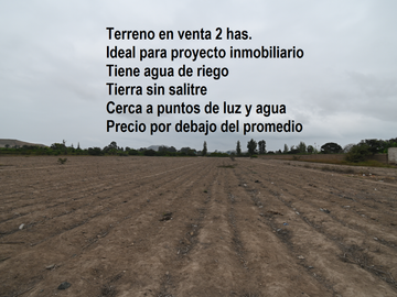 VENDO TERRENO 2 HAS EN MALA PARA PROYECTO INMOBILIARIO