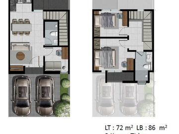 Rumah Graha Natura cluster Gardenville MINIMALIS UNDER 2 M