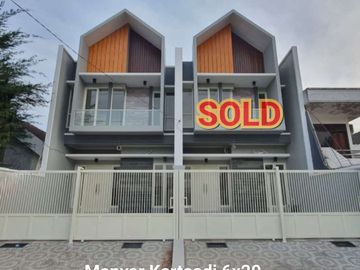 BARU, Rumah Manyar Kertoadi Mewah 2 Lantai dkt Raya MERR Kertajaya SHM