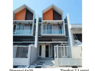 BARU, Rumah Manyar Kertoadi Mewah 2 Lantai dkt Raya MERR Kertajaya SHM
