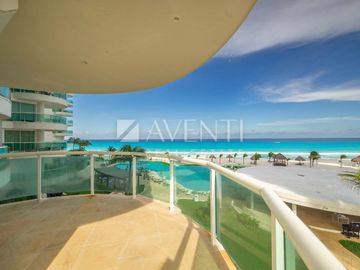 Departamento amueblado en Venta, Bay View Grand Condos, Cancún Quintana Roo.