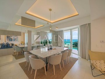 Departamento amueblado en Venta, Bay View Grand Condos, Cancún Quintana Roo.