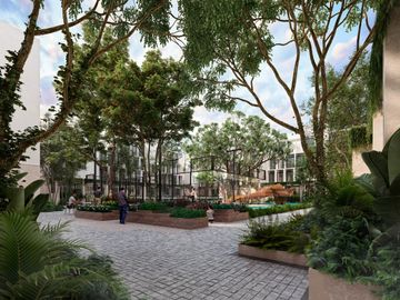 Loft con Terrazza, alberca, gimnasio, ludoteca, y mas amenidadees Venta Zona Norte,  Merida, Yucatan.