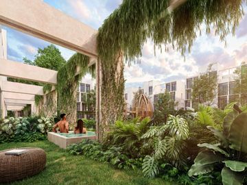 Loft con Terrazza, alberca, gimnasio, ludoteca, y mas amenidadees Venta Zona Norte,  Merida, Yucatan.