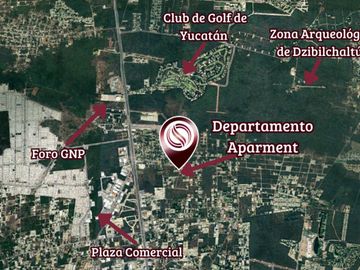 Loft con Terrazza, alberca, gimnasio, ludoteca, y mas amenidadees Venta Zona Norte,  Merida, Yucatan.