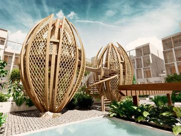 Loft con Terrazza, alberca, gimnasio, ludoteca, y mas amenidadees Venta Zona Norte,  Merida, Yucatan.