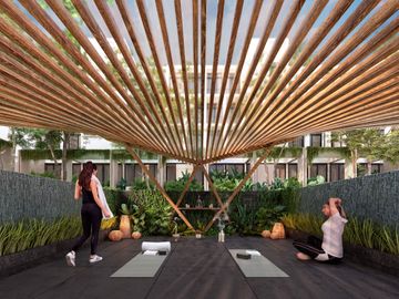 Loft con Terrazza, alberca, gimnasio, ludoteca, y mas amenidadees Venta Zona Norte,  Merida, Yucatan.