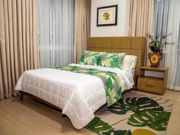 furnished 2-bedroom condo unit with 1-car park, for sale in Mactan Newtown