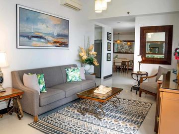 furnished 2-bedroom condo unit with 1-car park, for sale in Mactan Newtown