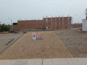 Venta de Terreno Villa Verde I Etapa Pachacamac, 120 m²