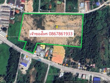 Land for sale 30 Rai near Central Rayong, Mueang Rayong District