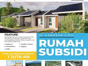 Jual Rumah Subsidi di Cicurug Sukabumi Dekat Gerbang Tol Cigombong