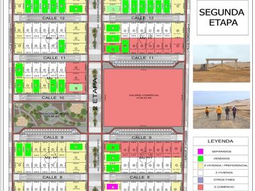 Venta de Lotes Comerciales 165 m2 Panamericana Sur Km 44.5 Punta Negra