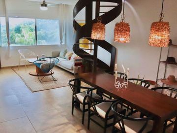 Penthouse con vista a la laguna, jacuzzi y terraza privada, en venta Cancún.