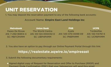 STARTS AT 9,000 MONTHLY FOR 1 BEDROOM NO DOWN PAYMENT CONDO WITH IN METRO MANILA