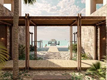 DEPARTAMENTOS ULTRA LUXURY BEACH FRONT EN BAHIA TANKAH