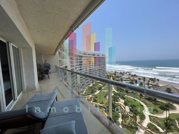 Departamento en renta en Playamar Tres Cantos Acapulco Diamante 7-1001