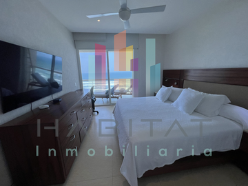 Departamento en renta en Playamar Tres Cantos Acapulco Diamante 7-1001