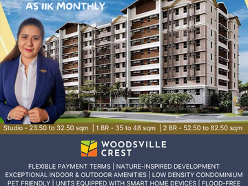 CONDO NEAR AIRPORT | STUDIO TYPE | WOODSVILLE CREST | FOR AS LOW AS 11K MONTHLY