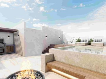 Estudios en el centro de Playa del Carmen con todas las amenidades