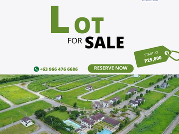 LOT FOR SALE - 5% DOWNPAYMENT W/ 0 INTEREST LOCATED IN STA. ROSA LAGUNA NEAR NUVALI