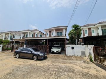 86519 - ขายบ้านแฝด 2 ชั้น (เหมือนบ้านเดี่ยว) กรีนเนอรี่ โพธิ์แจ้ สมุทรสาคร ใกล้ Ekachai Golf & Country Club