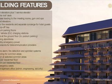 For Sale:  36.6 SQM Beachfront Studio Condo Unit in Batangas at The Spinnaker