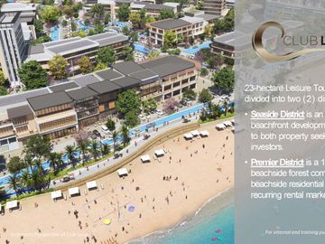 For Sale:  36.6 SQM Beachfront Studio Condo Unit in Batangas at The Spinnaker