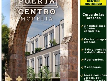 Departamento en venta en el corazón de Morelia Centro Histórico.