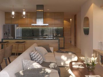 Departamento con 25 amenidades, zona comercial, parque de perros, en venta Zona Norte Merida