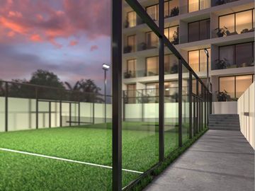 Departamento con 25 amenidades, zona comercial, parque de perros, en venta Zona Norte Merida