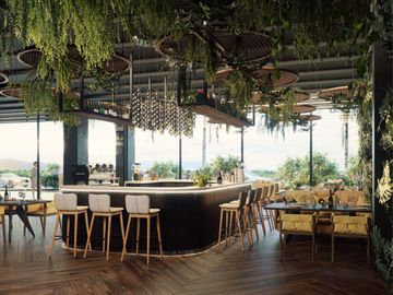 Departamento con 25 amenidades, zona comercial, parque de perros, en venta Zona Norte Merida