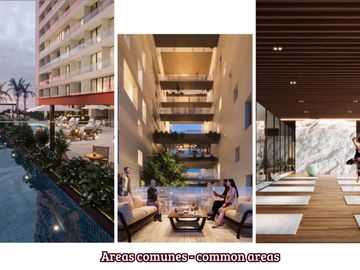 Departamento con 25 amenidades, zona comercial, parque de perros, en venta Zona Norte Merida