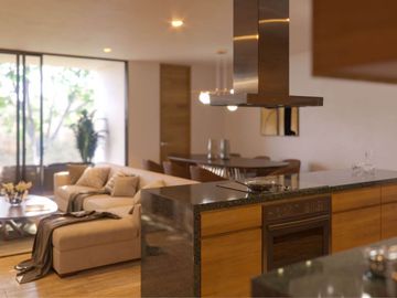 Departamento con 25 amenidades, zona comercial, parque de perros, en venta Zona Norte Merida