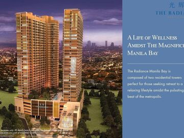 Nearly Turnover 1 Bedroom for Sale in Roxas Blvd at Radiance Residences with 190k Discount