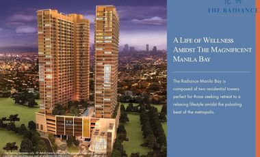 Nearly Turnover 1 Bedroom for Sale in Roxas Blvd at Radiance Residences with 190k Discount