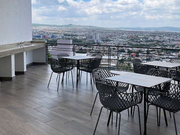 Departamento en venta, alberca, terraza, gym, pet friendly en Querétaro