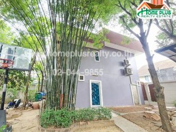 บ้านริมน้ำ 2 ชั้นพร้อมที่ดิน ถนนสวนผัก เขตตลิ่งชัน