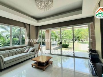บ้านริมน้ำ 2 ชั้นพร้อมที่ดิน ถนนสวนผัก เขตตลิ่งชัน