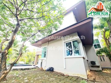บ้านริมน้ำ 2 ชั้นพร้อมที่ดิน ถนนสวนผัก เขตตลิ่งชัน