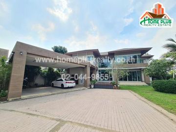 บ้านริมน้ำ 2 ชั้นพร้อมที่ดิน ถนนสวนผัก เขตตลิ่งชัน