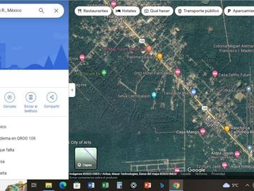 Terreno con potencial turístico en Venta, Macario Gómez, Tulum