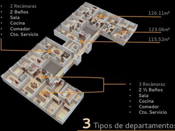 DEPARTAMENTOS EN VENTA EN PUEBLA, PUE, MORILLOTLA, FRACCIONAMIENTO AUREAL, 3 RECÁMARAS, SOLAMENTE 3 PISOS
