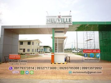 Townhouse For Sale Near Imus City Hall Neuville Townhomes Tanza