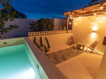 Tulum Holistika Penthouse Solar Panels and Pool