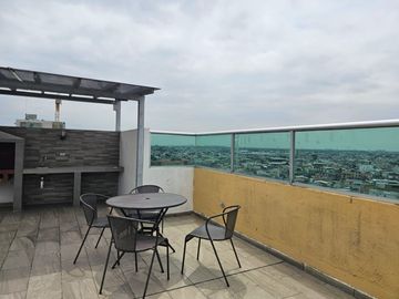 Venta de departamento con Vista Panorámica desde un cerro de 80 metros junto al Colegio San José frente a la urbanización Álamos Norte en Guayaquilegi