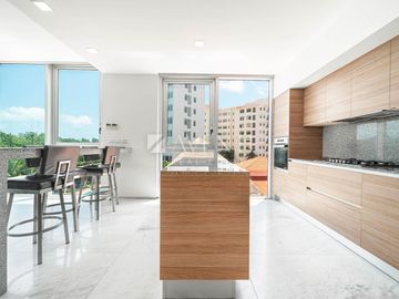 Departamento amueblado en venta, Torres Doradas, Cancún Quintana Roo.