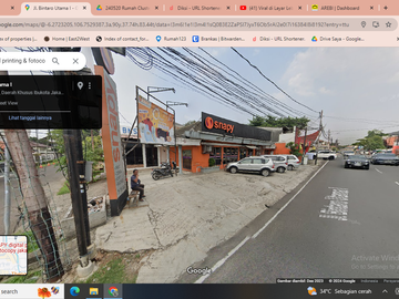 Disewakan Bangunan Komersil Jalan Bintaro Utama 1 Pesanggrahan Jakarta Selatan Siap Pakai Lokasi Ramai Sangat Strategis
