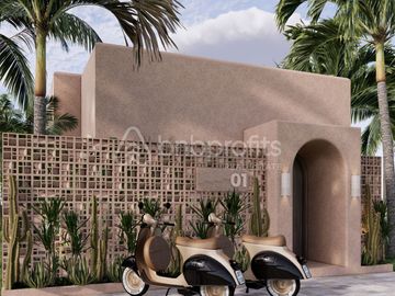 Claim Your Moroccan-Style Oasis: Kedungu 1-Bed Leasehold Villa Minutes from Pigstone Beach