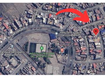 Venta de Terreno de 175m2 en Mangomarca San Juan de Lurigancho